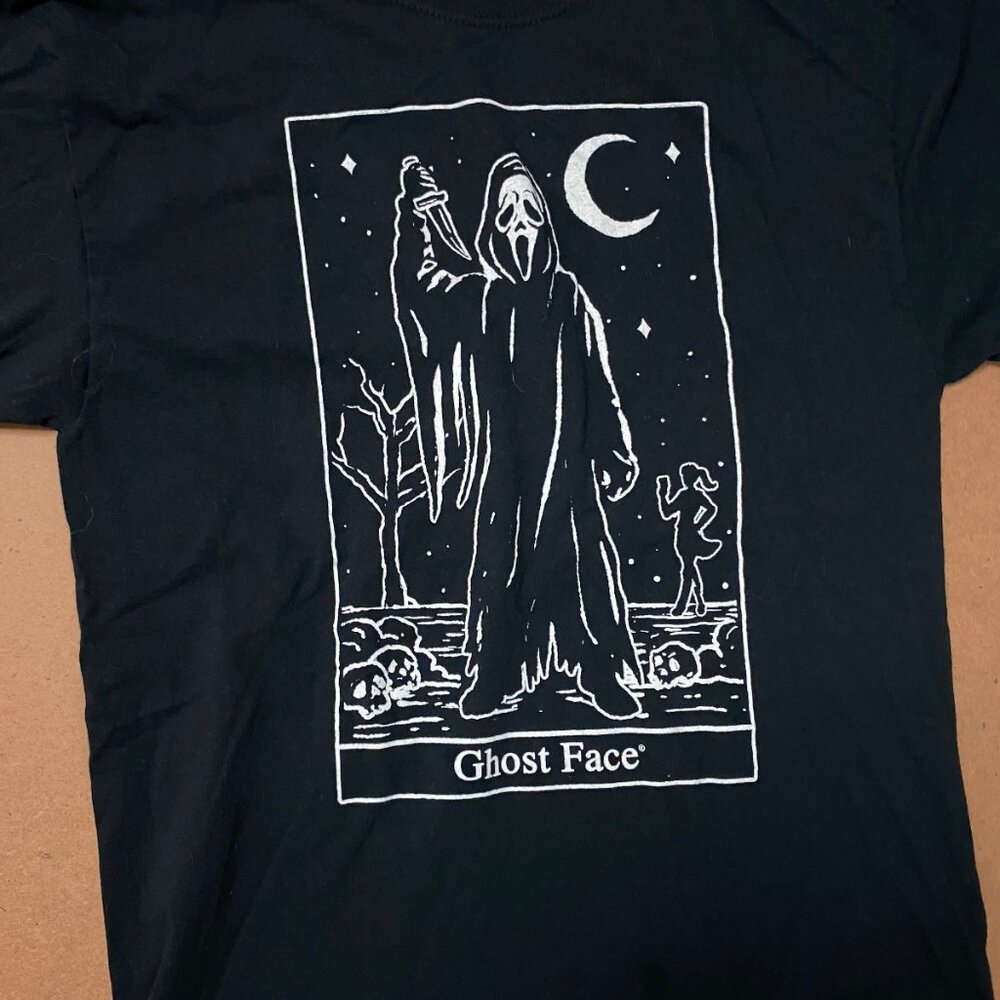 Cool Ghostface Scream Horror Movie T-Shirt
